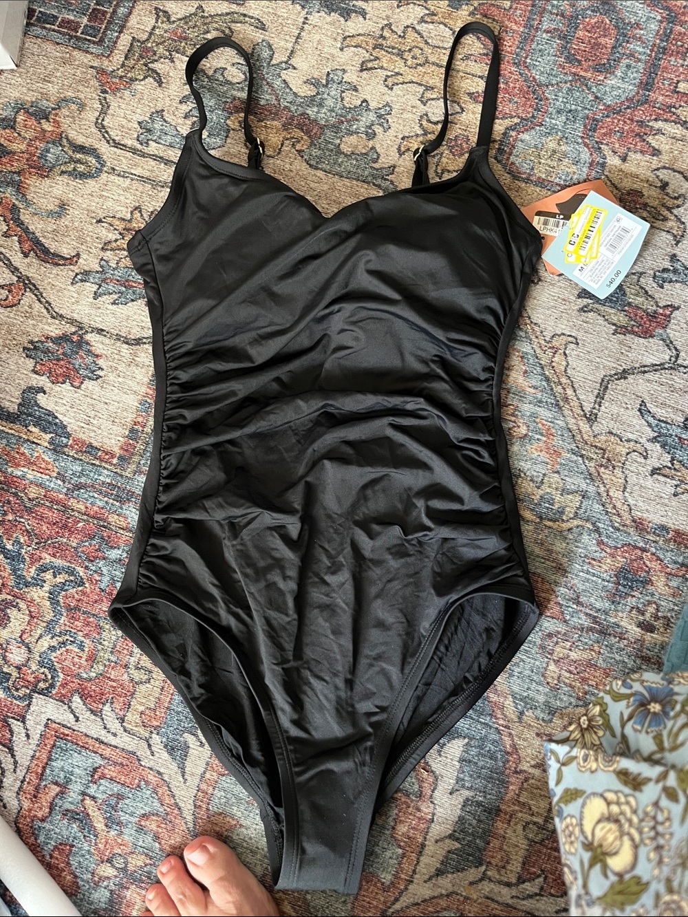 Medium Shade & Shore Black One-Piece Swimsuit